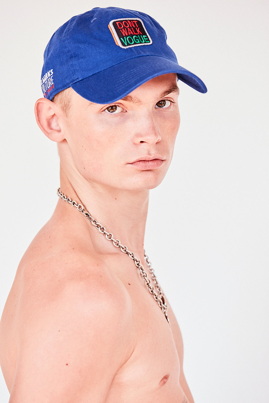 Brand New. New York Label: Stmarksnewyork.com. This Pride Month 2020, Shop The blue Dont Walk Vogue baseball cap featuring embroidery inspired by old school Walk/Dont Walk crosswalk signs. Embroidered in New York with love