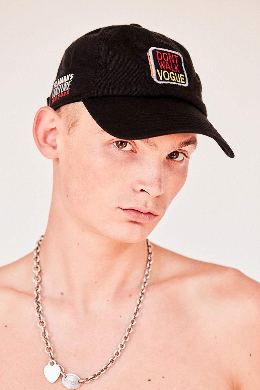 Brand New. New York Label: Stmarksnewyork.com. This Pride Month 2020 - Shop The Dont Walk Vogue baseball cap featuring embroidery inspired by old school Walk/Dont Walk crosswalk signs. Embroidered in New York with love