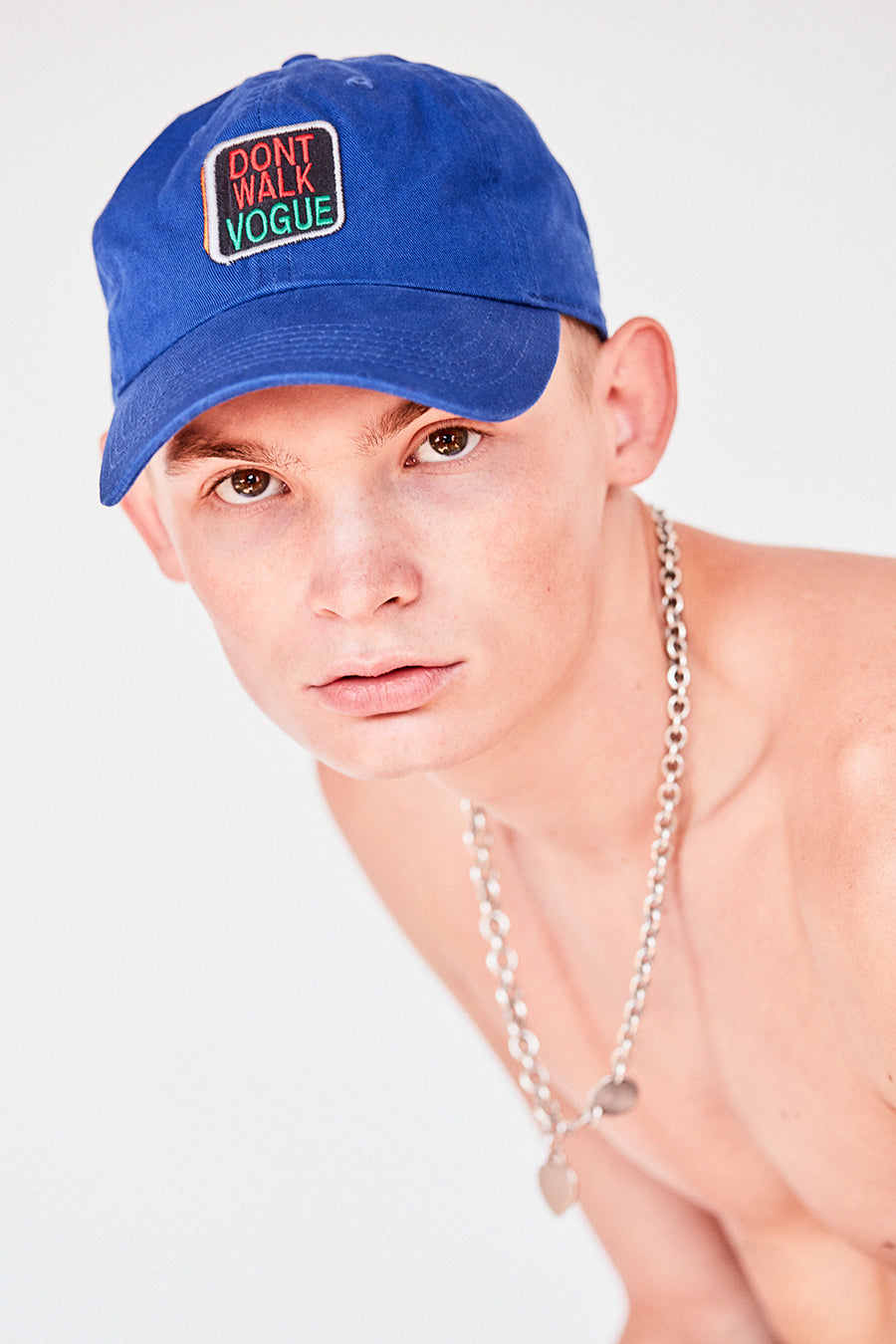 Brand New. New York Label: Stmarksnewyork.com. This Pride Month 2020, Shop The blue Dont Walk Vogue baseball cap featuring embroidery inspired by old school Walk/Dont Walk crosswalk signs. Embroidered in New York with love